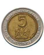 Quênia 5 Shillings 2010
