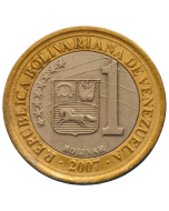 Venezuela 1 Bolívar 2007