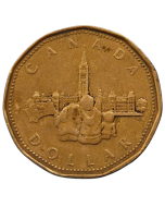 Canadá 1 dólar 1992 - 125º aniversário do Canadá Parlamento