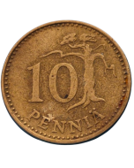 Finlândia 10 penniä 1964