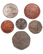 Reino Unido - Escudo Britânico MBC (Set com 6 moedas)