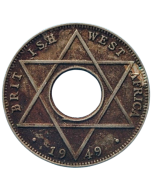 África Ocidental Britânica 1/10 Penny 1949