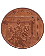 Reino Unido 2 Pence 2008 - Escudo Britânico