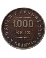 Brasil 1000 Réis 1908 - Prata
