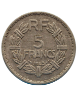 França 5 francos 1945