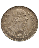 México 1 Peso 1962 - Prata