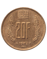 Luxemburgo 20 Francos 1982