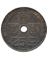 Bélgica 25 cents 1944