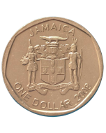 Jamaica 1 Dólares 2008 