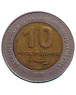 Uruguai 10 Pesos 2000