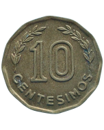 Uruguai 10 centésimos 1977