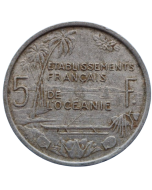 Oceania Francesa 5 francos 1952
