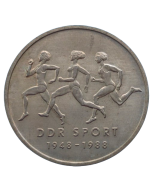Alemanha Oriental 10 mark 1988 - 40º Aniversário do Comitê Esportivo