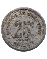 Comuna de Amiens 25 cents 1921 - notgeld francês