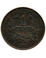 Índias Ocidentais Dinamarquesas 1 Cêntimo 1883
