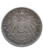 Reino da Prússia 2 Mark 1904 - Prata