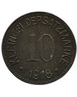 Cidade de Hof an der Saale 10 Pfennig 1918