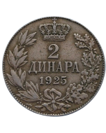 Reino da Iugoslávia 2 Dinara 1925