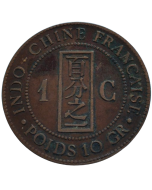  Indochina Francesa 1 cêntimo 1888