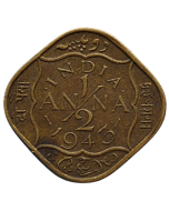 Índia Britânica ½ anna 1943