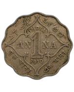 Índia Britânica 1 Anna 1910