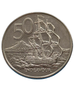 Nova Zelândia 50 cêntimos 1988