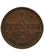 Reino de Hannover 1 pfennig 1860 
