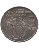 Alemanha 5 mark 1985 - Ano Europeu da Música