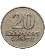 Lituânia 20 Centas 1997