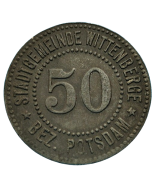 Cidade de Wittenberge 50 Pfennig 1917