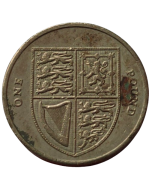 Reino Unido 1 Libra 2014 - Escudo Britânico