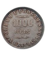 Brasil 1000 Réis 1912 - Prata