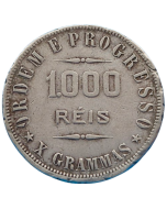 Brasil 1000 Réis 1906 - Prata