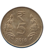 Índia 5 Rúpias 2015