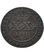 Brasil 20 Réis 1821 R