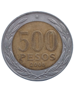 Chile 500 Pesos 2008
