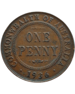 Austrália 1 Penny 1936