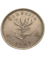 Rodésia 6 Pence 1964