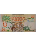 Ilhas Cook 20 dólares 1992 FE
