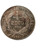 Brasil 2000 Réis 1931 - Mocinha (Prata)