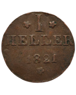 Frankfurt 1 Heller 1821