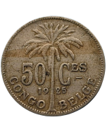 Congo Belga 50 Cêntimos 1925
