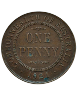 Austrália 1 Penny 1921