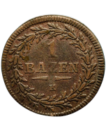 Saint Gallen (Cantões Suíços)  1 Batzen  1814