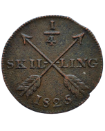 Suécia ¼ Skiling 1825