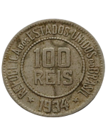 Brasil 100 Réis 1934