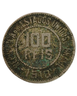 Brasil 100 Réis 1918
