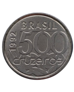 Brasil 500 Cruzeiros 1992 - Tartaruga Marinha
