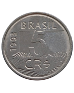 Brasil 5 Cruzeiros Reais 1993 - Arara