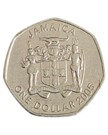 Jamaica 1 Dólar 2005 